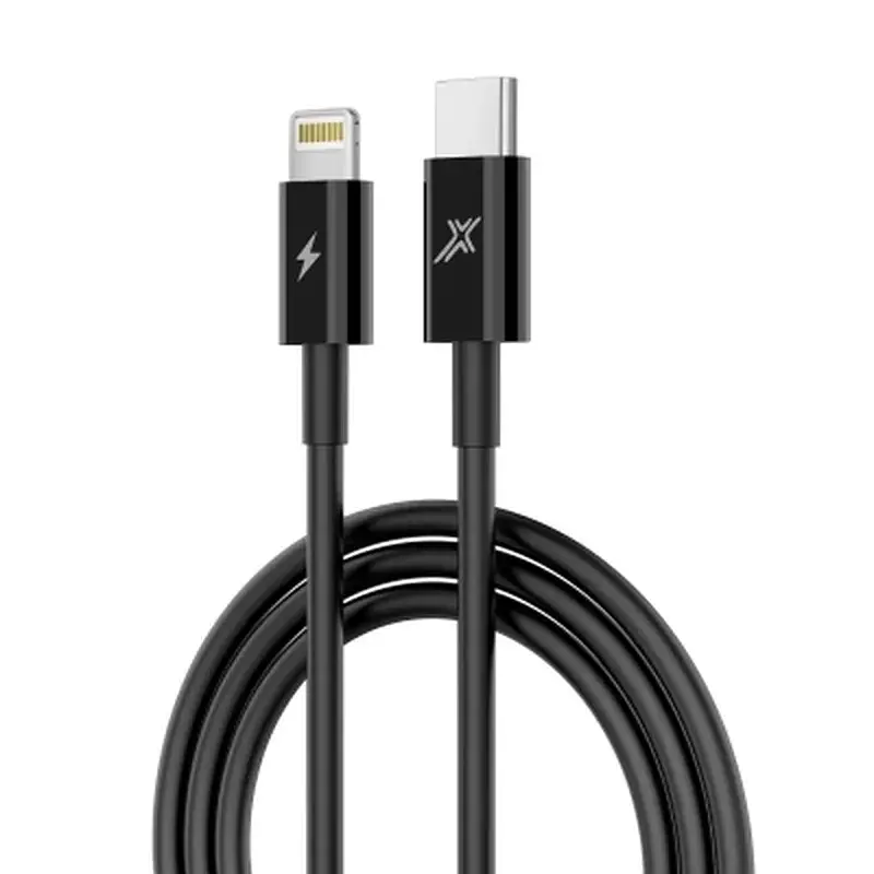 Дата кабель USB-C to Lightning 1.0m 20W CL-07B Black Grand-X (CL-07B) - фото 2