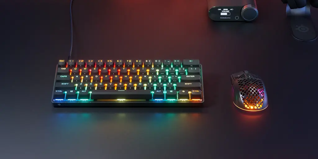 Клавіатура ігрова SteelSeries Apex Pro Mini Gen 3 UA HyperMagnetic, OmniPoint 3.0, OLED - фото 4
