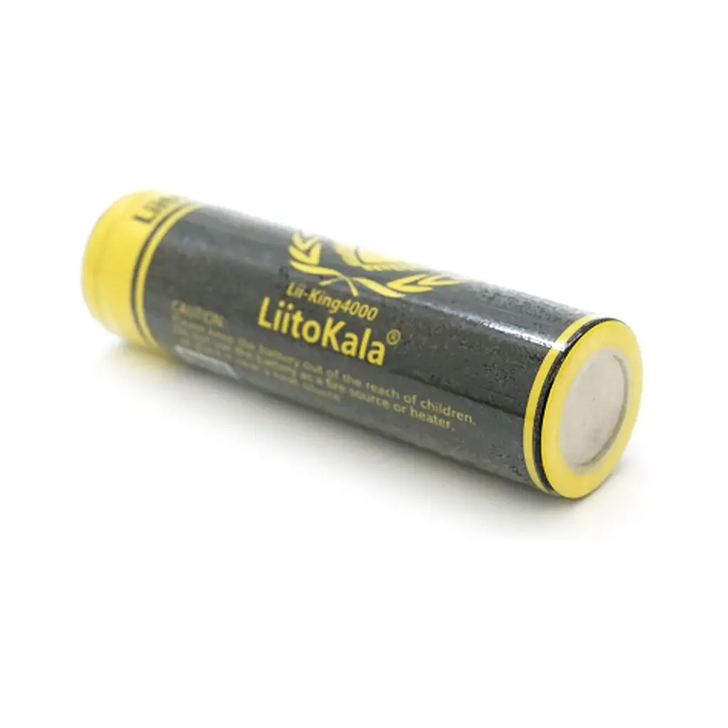 Акумулятор 18650 4000mah (3800-4000mah), 3.7V(2.75-4.2V) Liitokala (King-4000-JT) - фото 2