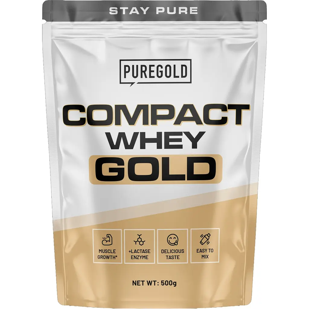 Сироватковий протеїн Pure Gold Compact Whey Gold Полуничне морозиво 500 г