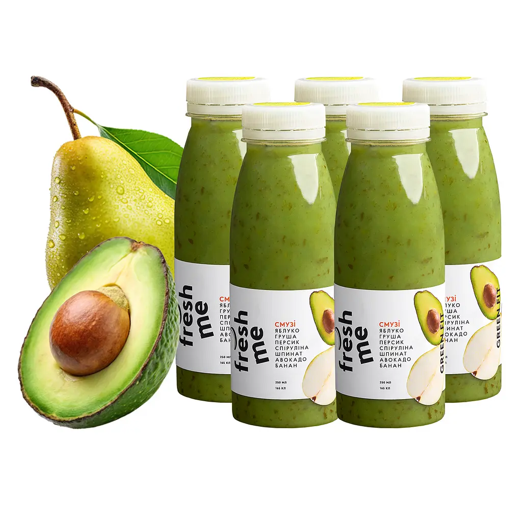 Смузи FreshMe Triple Treat Манго, Шпинат и Клубника Набор 250 мл х 35 шт - фото 4