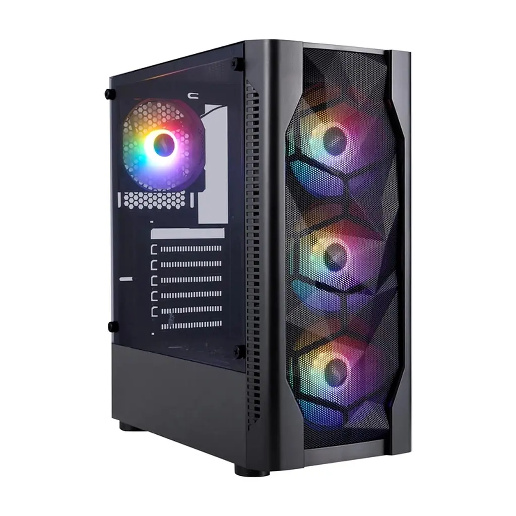 Корпус для ПК 1stPlayer D4-BK-4F1 - фото 3