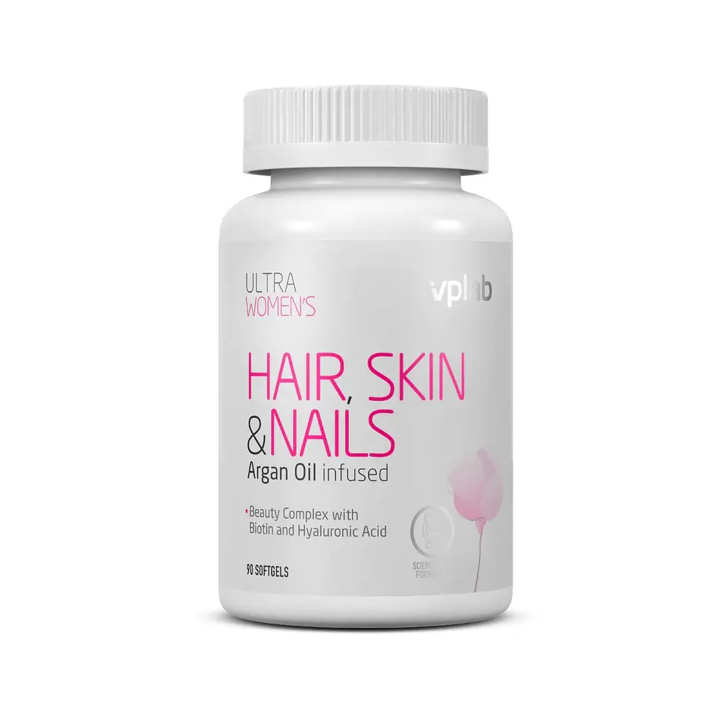 Вітаміни та мінерали VPLab Ultra Women's Hair, Skin & Nails, 90 капсул для жінок - фото 2