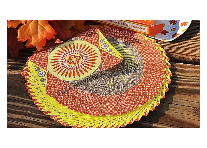 Карти гральні United States Playing Card Company Tally-Ho Autumn Circle Back (THACB) - фото 6