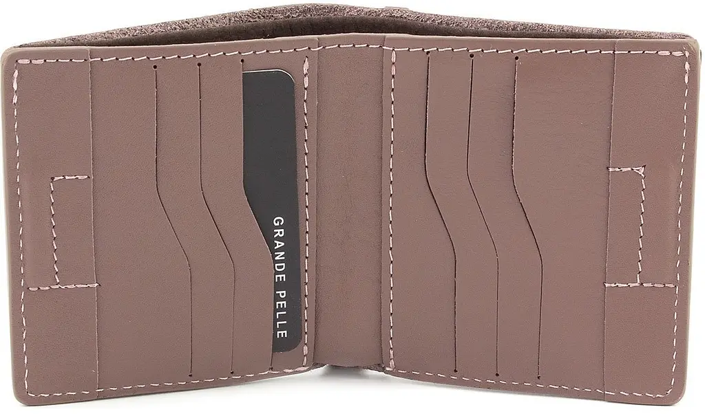 Женский кожаный кошелек Grande Pelle 11.5х11.5х3 см acs0024516 - фото 2