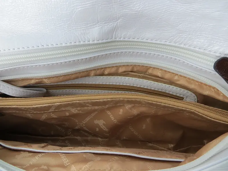 Жіночий шкіряний клатч Giorgio Ferretti 31,5х15,5х4 см sum0021355 - фото 11