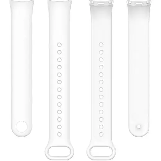 Ремінець DK CDK для Xiaomi Mi Smart Band 10 Silicone Sport Band (015812) (white) - фото 2