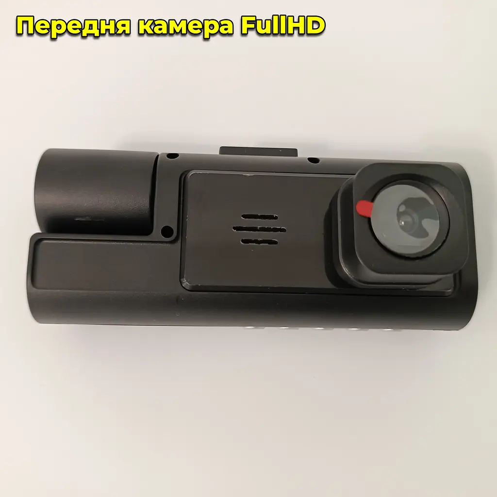 Відеореєстратор на 3 камери DashCam (спереду + позаду + салон) FullHD - фото 4