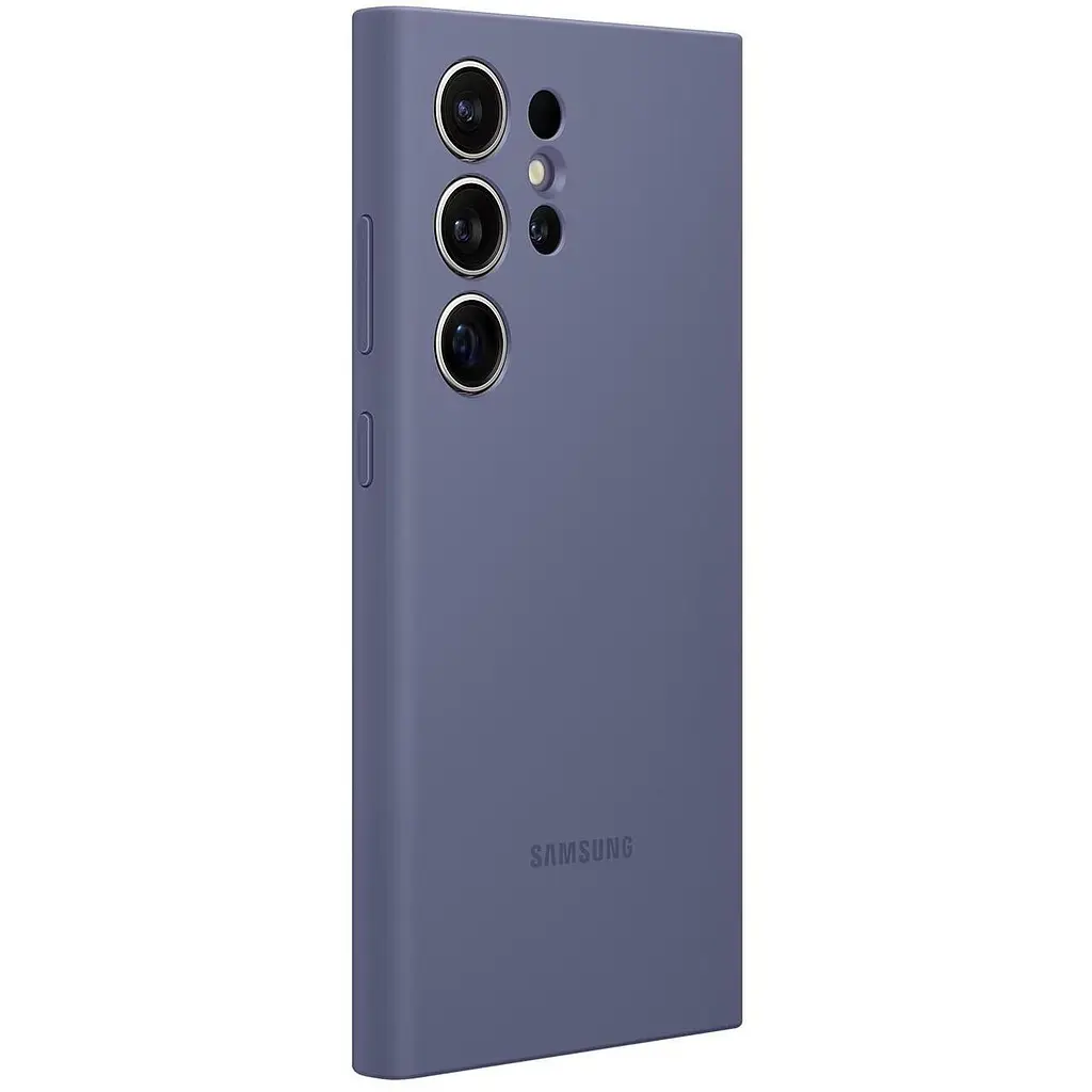 Оригінальний силіконовий чохол Silicone Case для Samsung Galaxy S24 Ultra (S928) Violet EF-PS928TVEGWW - фото 2