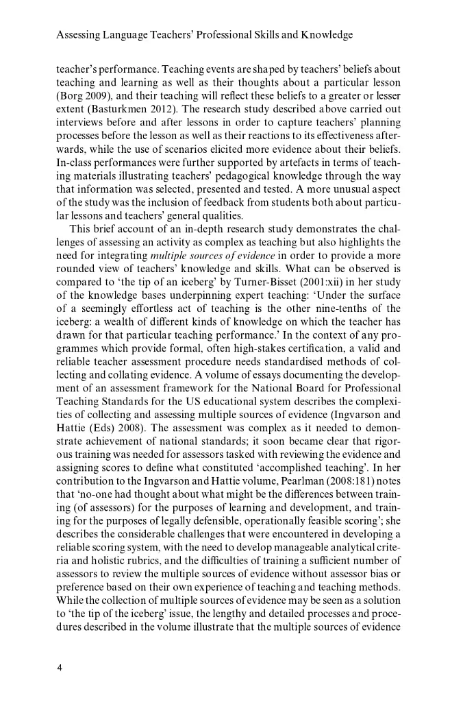 Assessing Language Teachers' Professional Skills and Knowledge - фото 3
