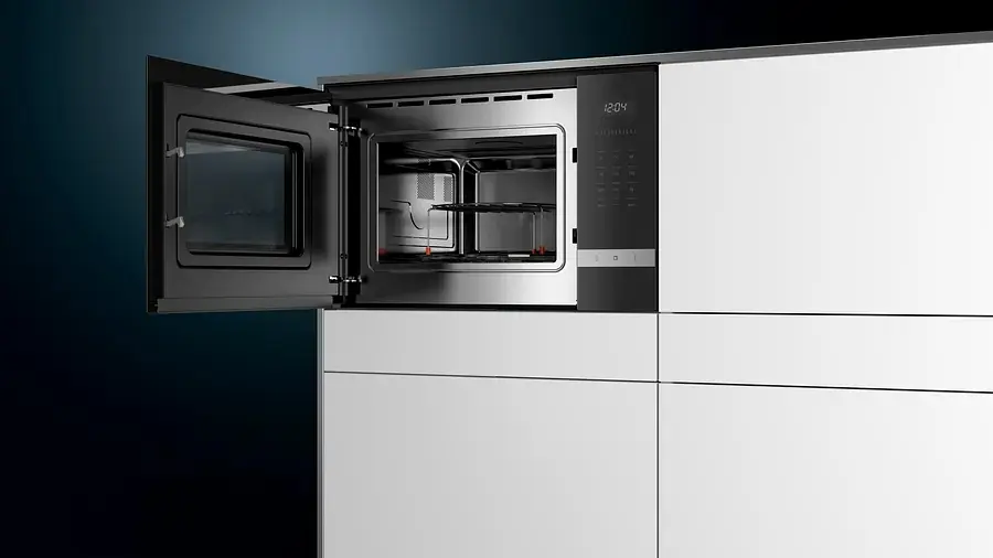 Мікрохвильова піч Siemens вбудована, 25л, електр. керув., 900Вт, гриль, дисплей, нержавіюча сталь - фото 4