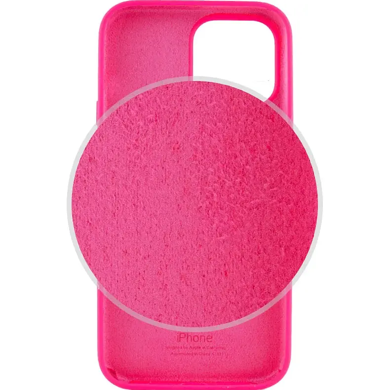 Чохол Silicone Case для Apple iPhone 15 Plus Barbie Pink AA [92807] - фото 3