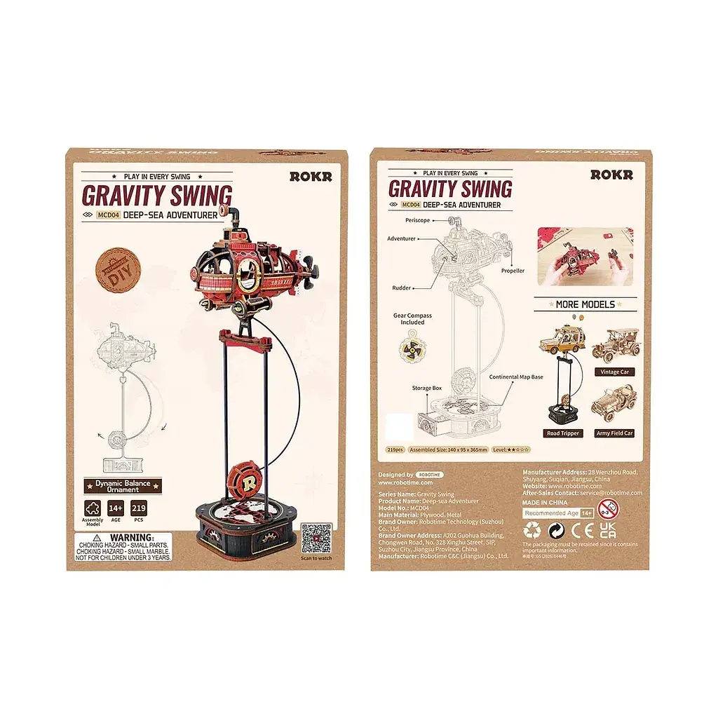 Конструктор Robotime Rokr 3D Глибоководневий шукач пригод (MCD04) - фото 3