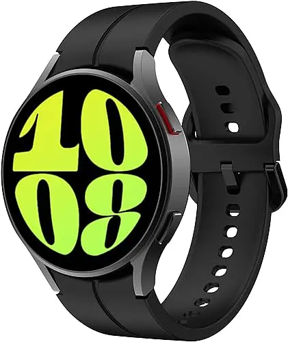 Ремінець силіконовий BeWatch NEO для Samsung Galaxy Watch 4/5/6 20 мм Чорний (gw01neo01) - фото 5