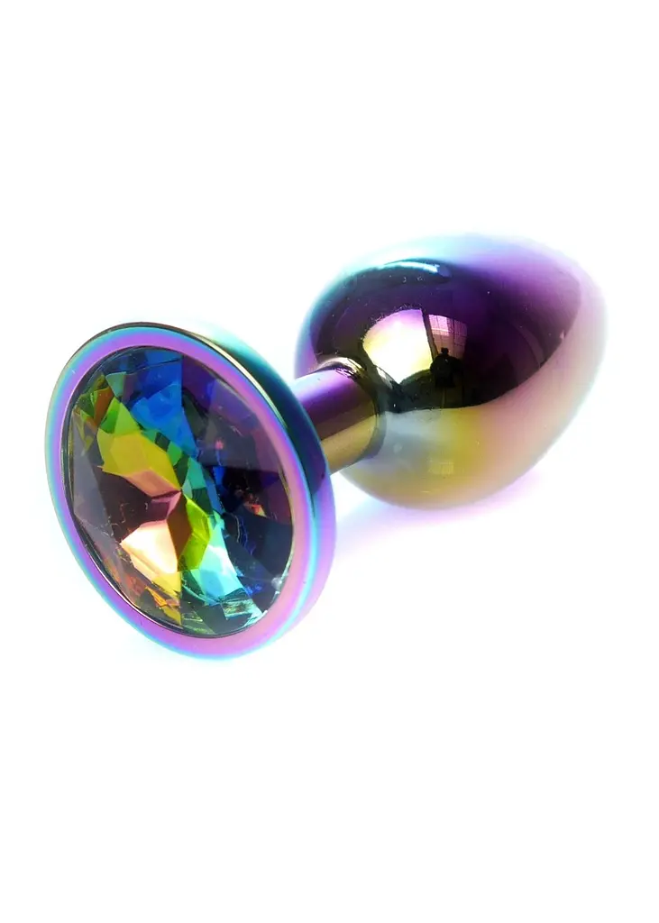 Анальна пробка - Jewellery Multicolour Plug Clear - фото 3