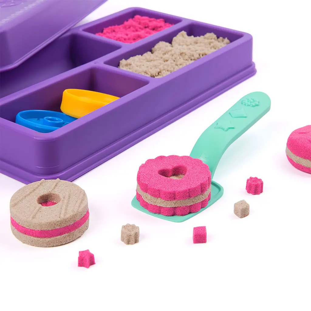 Набор песка для творчества Kinetic Sand Цветное печенье - фото 6