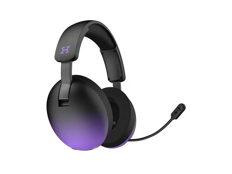 Навушники з мікрофоном Hator Hellyberry HH30 PRO Wireless Black/Violet (8721325992529) - фото 2
