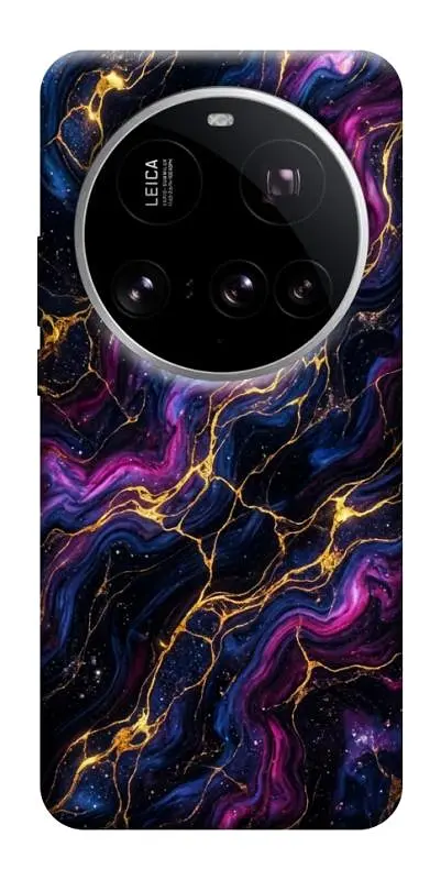 TPU чохол Demsky Purple space marble для Xiaomi 15 Ultra