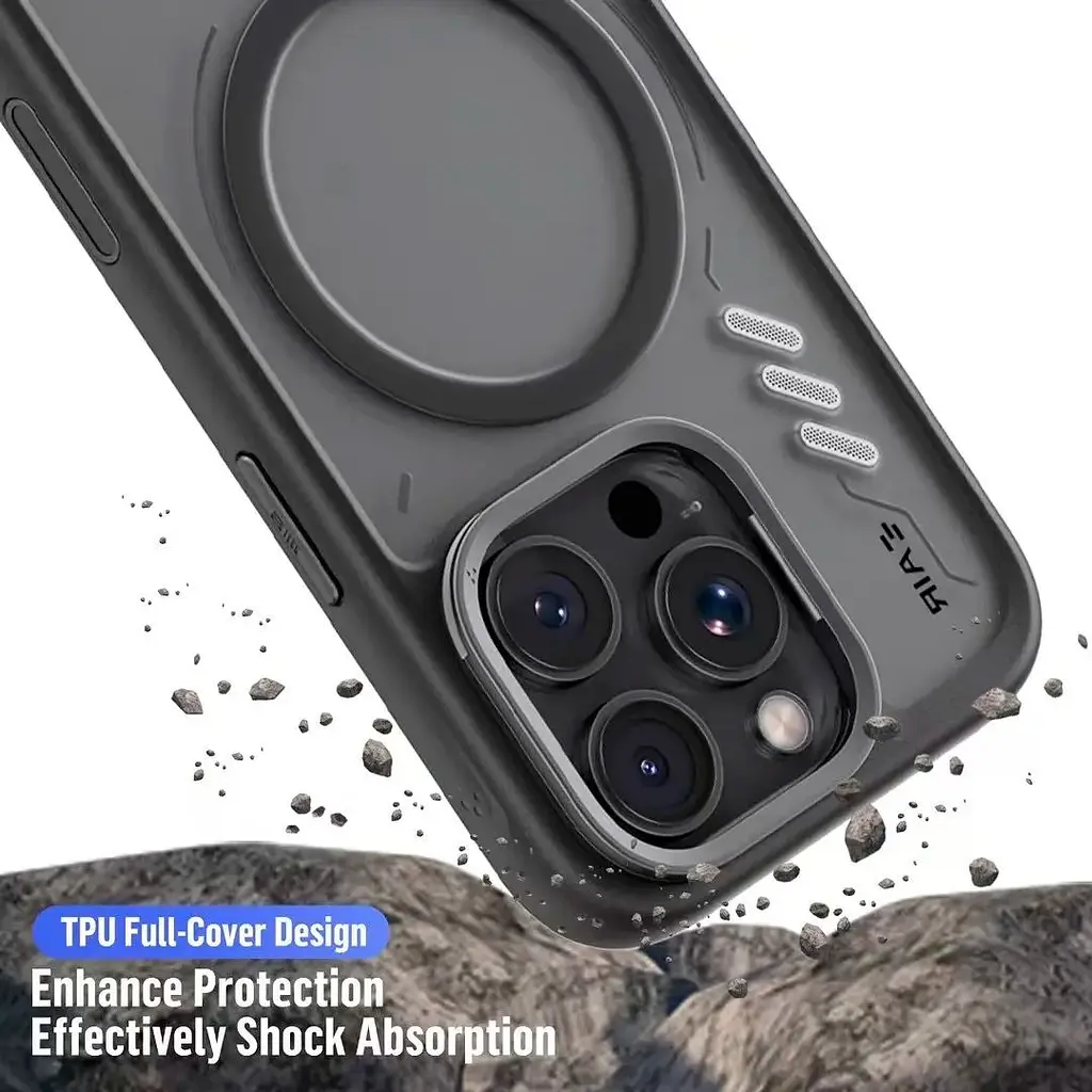 Чохол Blueo Frosted Heat Dissipation Case with MagSafe для Apple iPhone 16 Pro Max Black (BL057-I16PMBLK) [132549] - фото 6