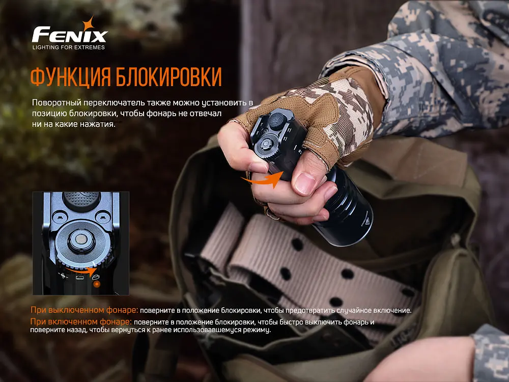 Фонарь ручной Fenix TK35UE V2.0 - фото 13