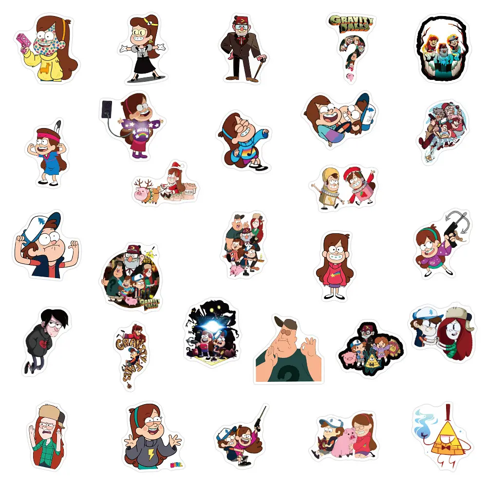Стікерпак Гравіті Фолз Набір наклейок GeekLand Gravity Falls 100 штук - фото 4