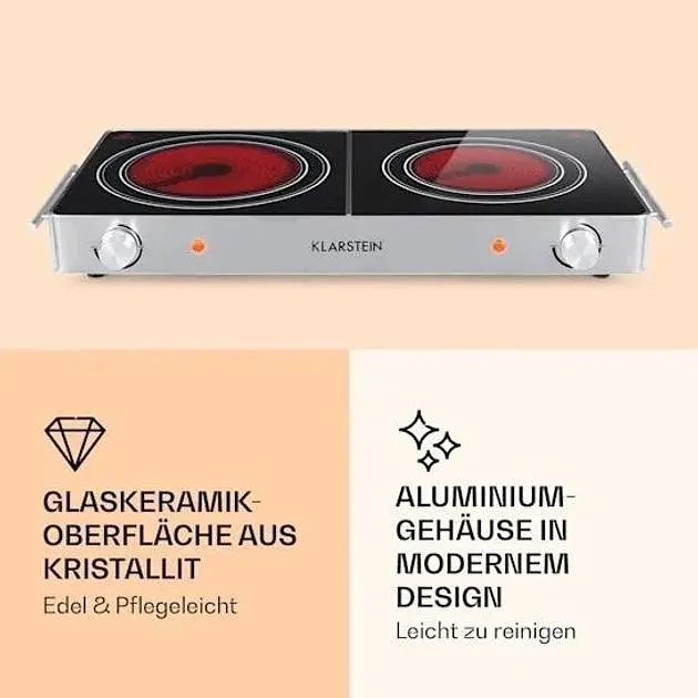 Плита инфракрасная Klarstein VariCook Duo (10032124) - фото 5