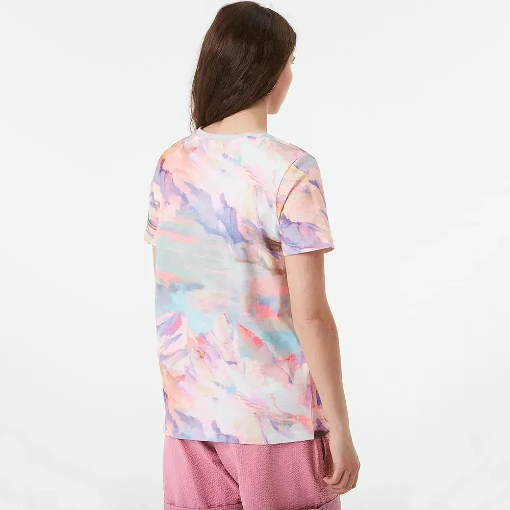Женская футболка Picture Organic Aulden Printed Women S Фиолетовый-Розовый - фото 2