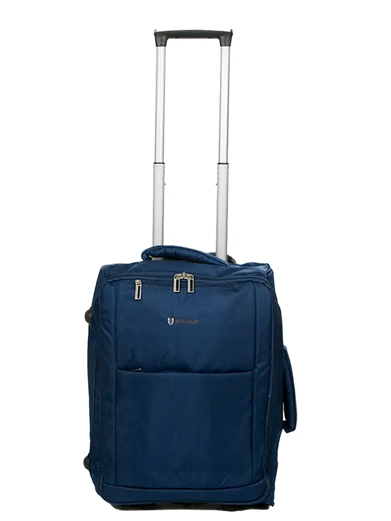 Валіза Малий (S) тканинний на 2 колесах Airtex 525 Queluz 50x34x18 см 30,6 л Синій - фото 2