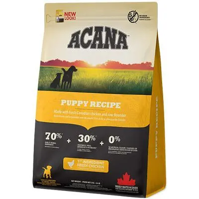 Сухий корм для собак ACANA Puppy Recipe для цуценят усіх порід 2 кг (0064992500207) - фото 2