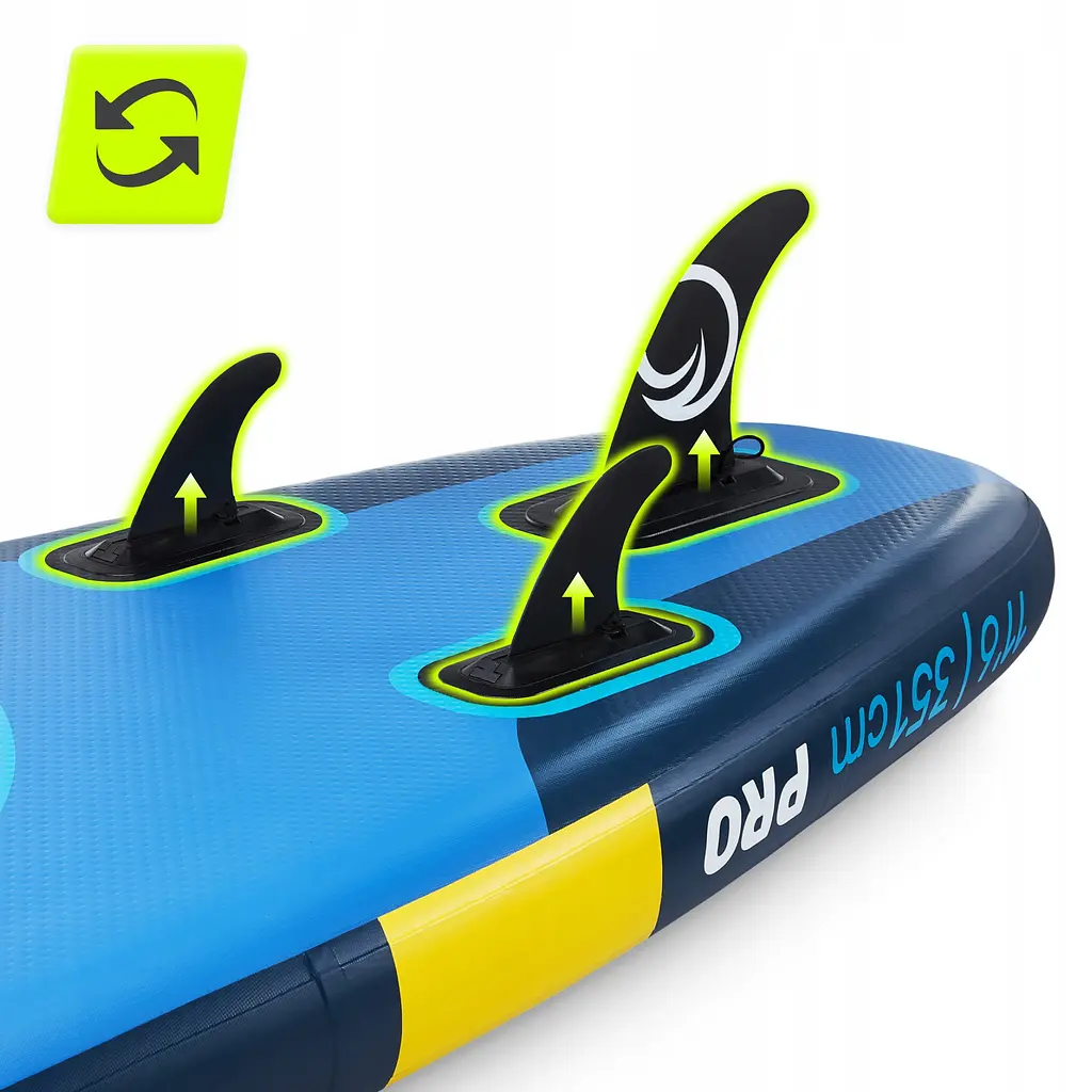Надувна SUP дошка TSUNAMI PRO 350 см з веслом T13 (P-5905973405614) - фото 11