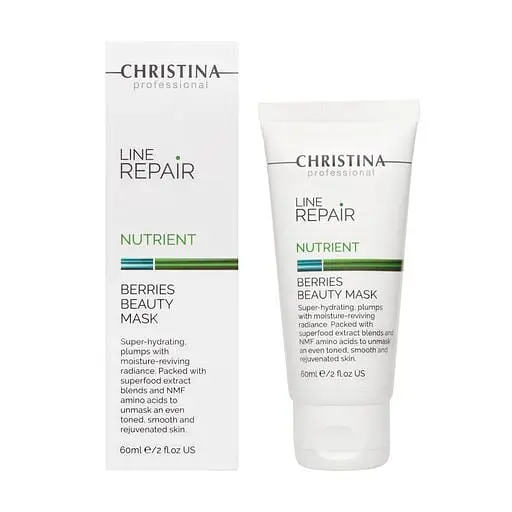 Зволожувальна маска для обличчя Christina Line Repair Nutrient Berries Beauty Mask з ягодами 60 мл - фото 4