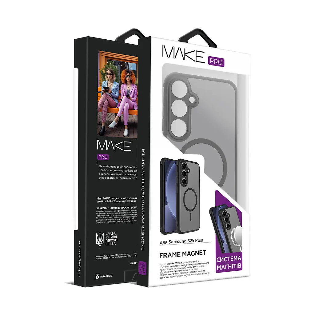 Чохол MAKE Samsung S25 Plus Frame Magnet Pro - фото 2