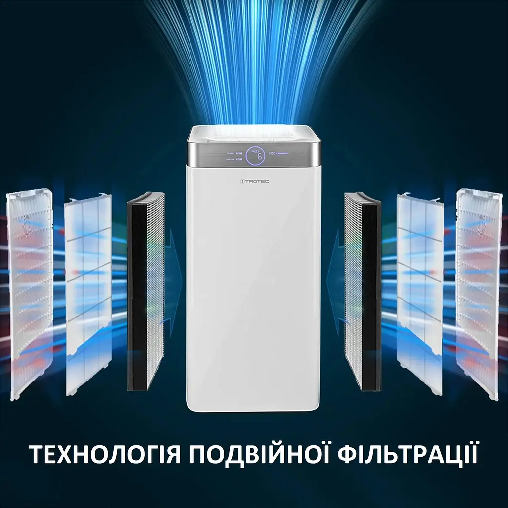 Воздухоочиститель Trotec AirgoClean 200 E для фильтрации вирусов SARS-CoV-2 White - фото 6