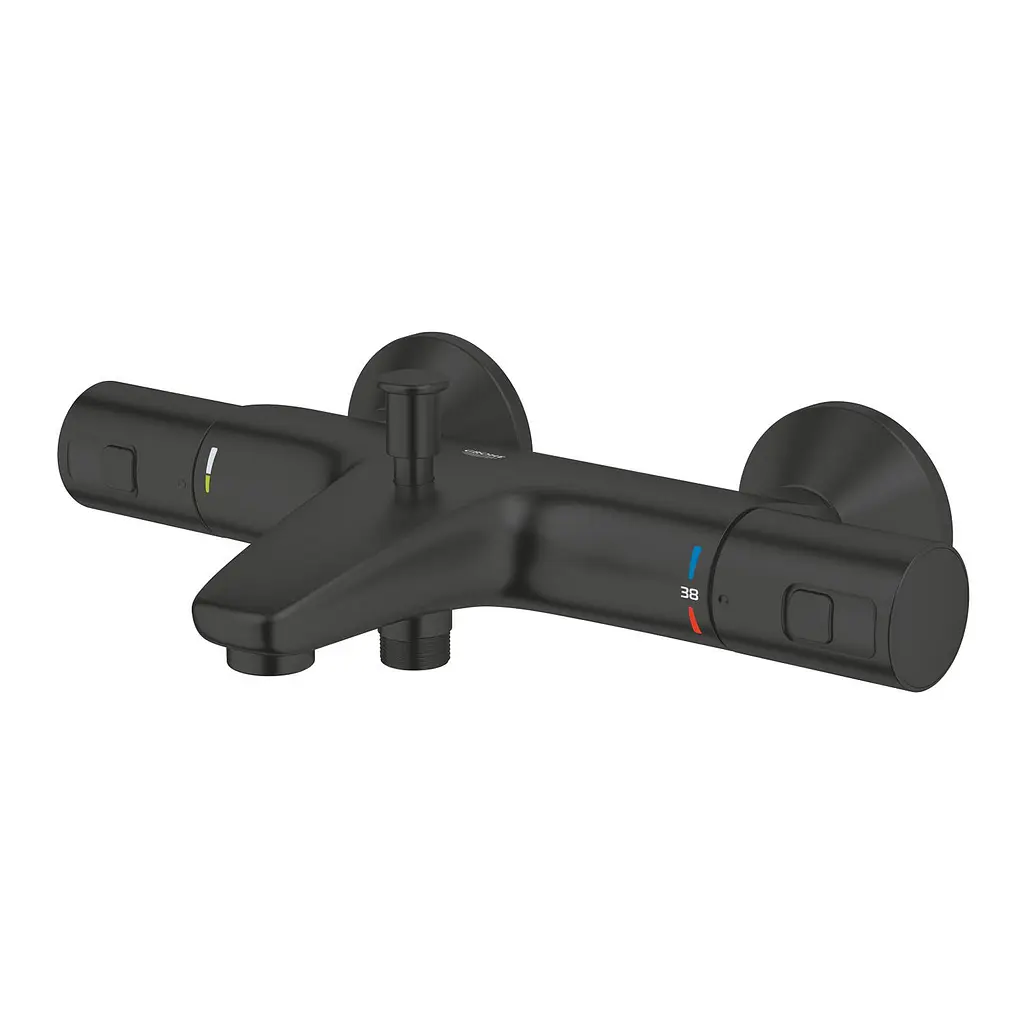 Набір змішувачів 3 в 1 для ванної кімнати Grohe QuickFix Start Black UA303304TM, Чорний матовий - фото 7