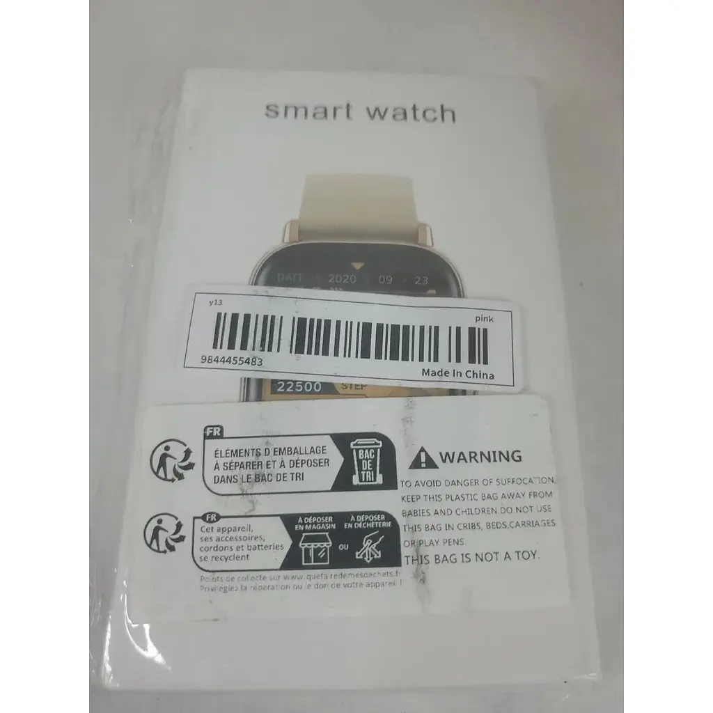 Розумний годинник Y13, 1.83-дюймовий спортивний браслет Bluetooth call heart rate touch рожевий - фото 3
