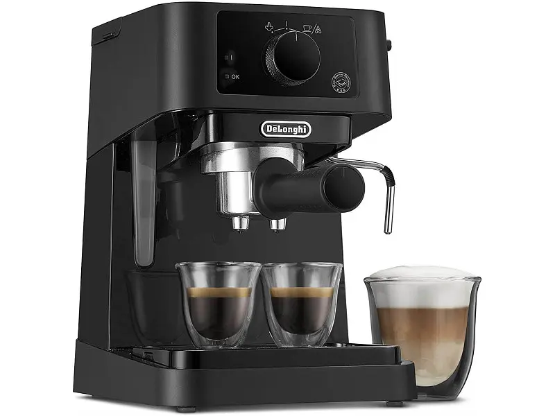 Ріжкова кавоварка еспресо Delonghi EC 235.BK - фото 2