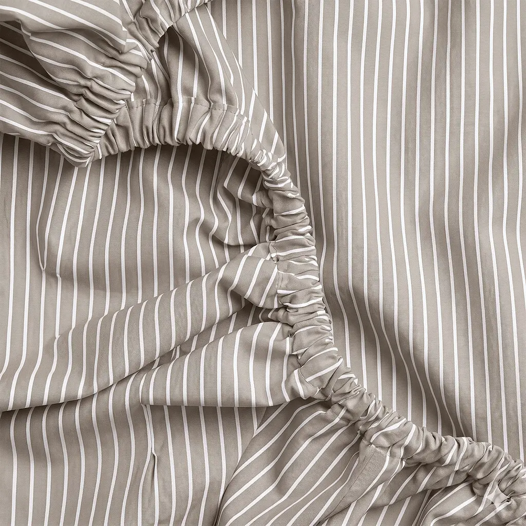 Простирадло на резинці з вареної бавовни 90х200 CASHMERE STRIPE COSAS (2200000049452) - фото 4