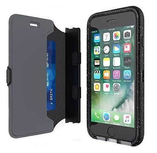 Чохол-книжка Tech21 Evo Wallet Active Edition протиударний для iPhone 6/6S/7/8/SE 2/3 2020/2022 Black - фото 5
