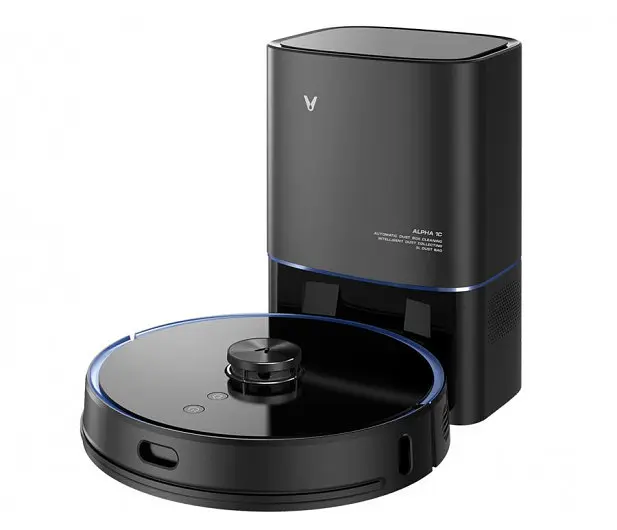 УЦІНКА! Б/У Робот пилосос з вологим прибиранням Viomi S9 Black - фото 2