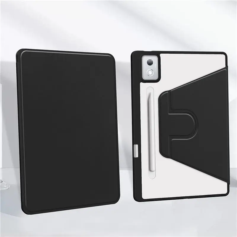 Чохол Lenovo Idea Tab Pro 12.7 2025 TPUCristal Pen holder 360 Чорний - фото 3