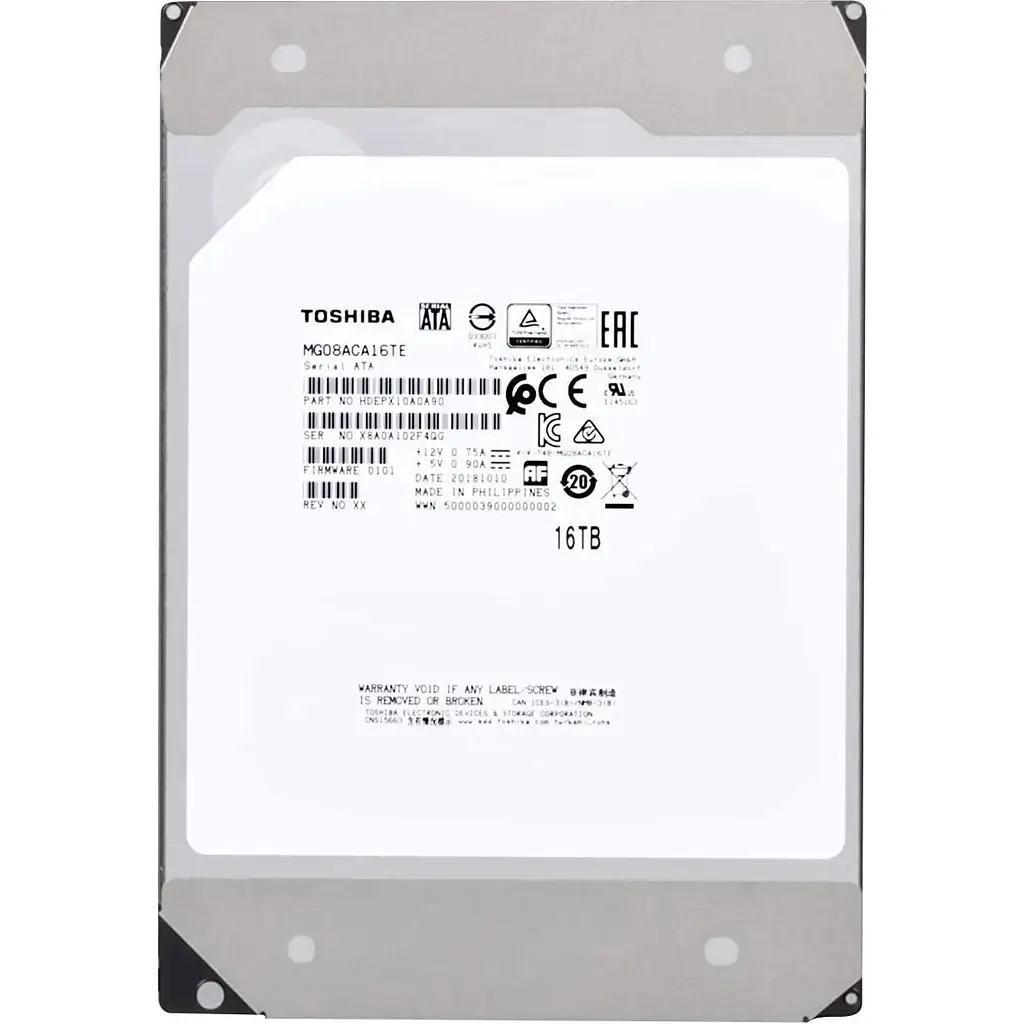 Жесткий диск 3.5" Toshiba Enterprise MG08 16TB SATA 512MB [MG08ACA16TE] [105243] - фото 2