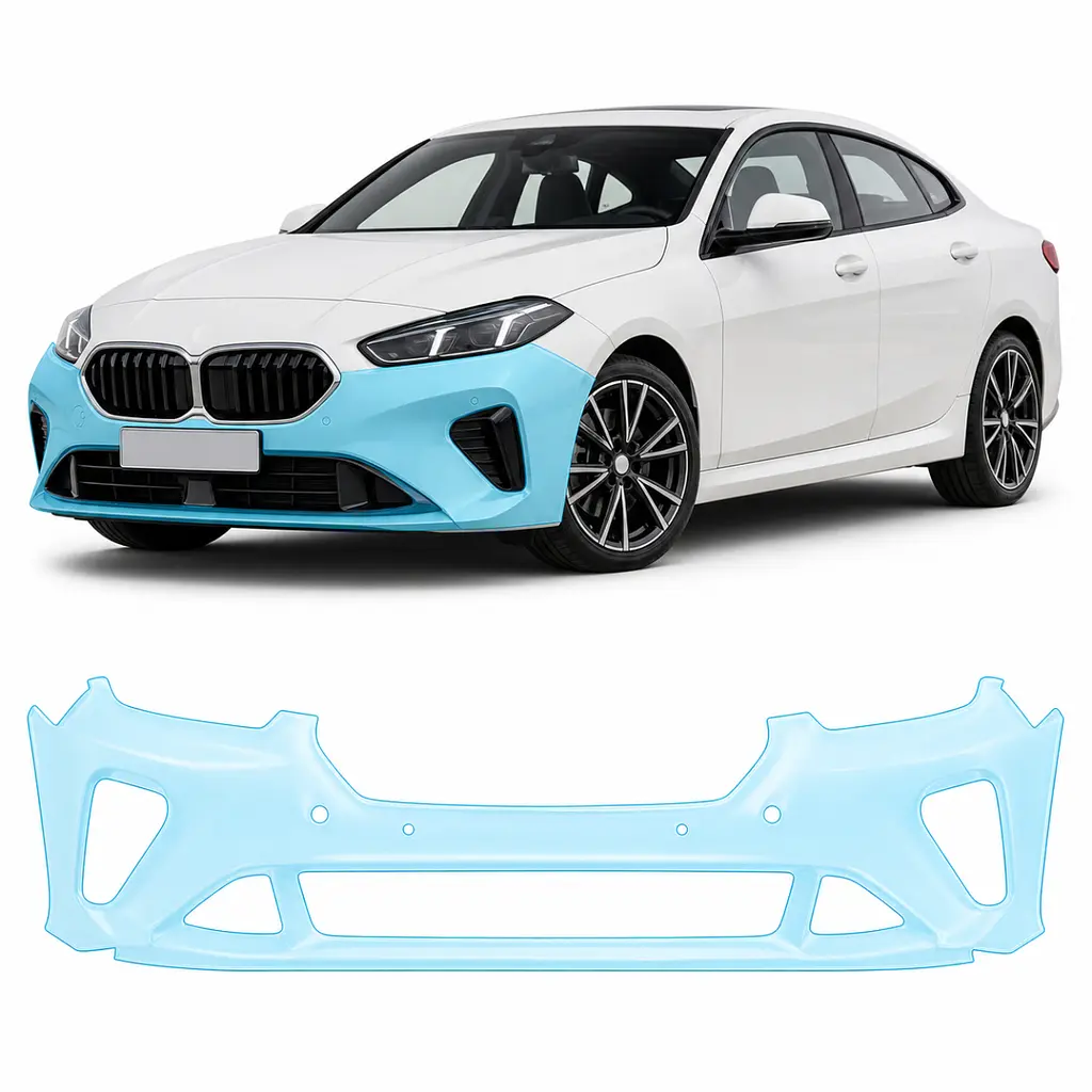 Антигравійна захисна бронеплівка за лекалами для BMW 2 Series Gran Coupe F74 2025- передній бампер