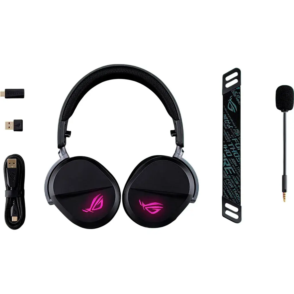 Ігрові навушники Asus ROG Pelta Black (90YH0410-BHUA00) [129025] - фото 9