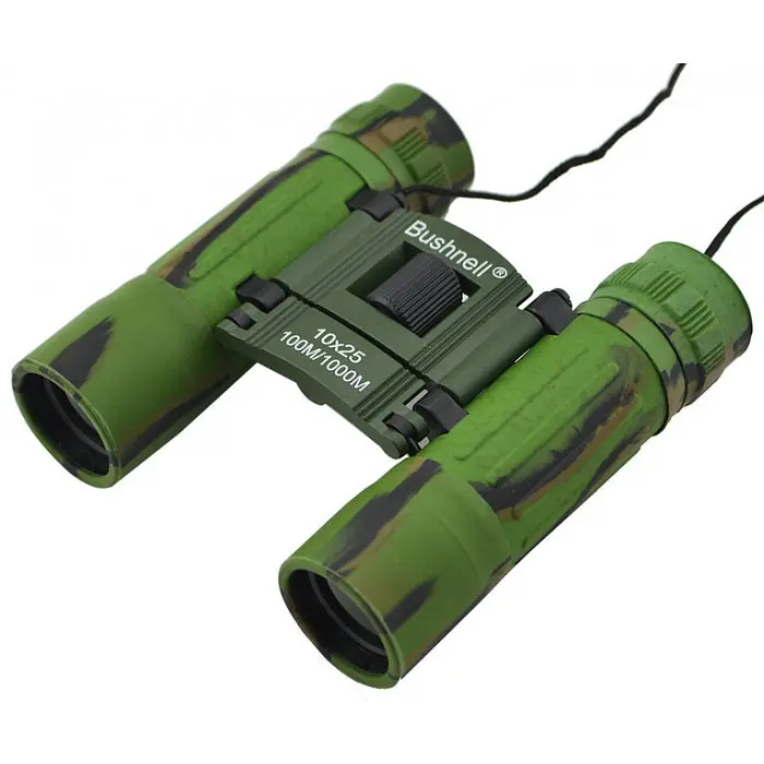 Бінокль туристичний із чохлом камуфляж Bushnell 2675-1 10х25 - фото 2