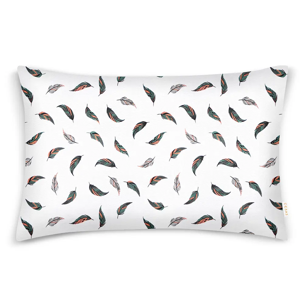 Комплект постільної білизни Cosas дитячий без простирадла FEATHER 110 x 140 см (FeatherRedGrey_140_2) - фото 3