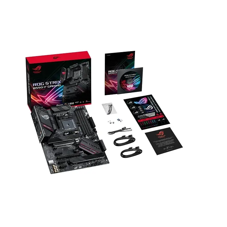 Материнская плата ROG STRIX B550-F GAMING sAM4 B550 4xDDR4 M.2 HDMI DP ATX Asus teh0019043 - фото 3