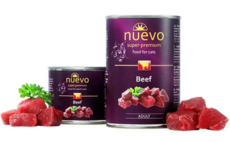 Вологий корм для котів Nuevo Beef з яловичиною 200 г 95110 - фото 2