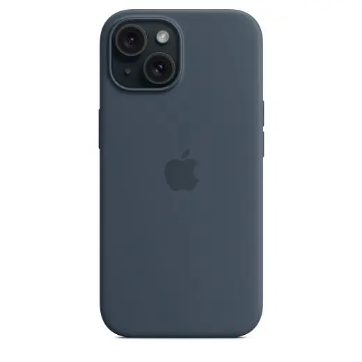 Силіконовий чохол CasePro Silicone Case з MagSafe Storm Blue для iPhone 15 Plus - фото 5