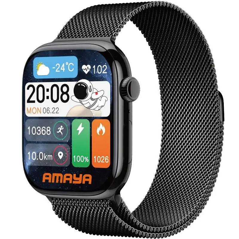Смарт-годинник X10 Mini Smart sports watch (call version) Black Amaya teh0030126 - фото 2