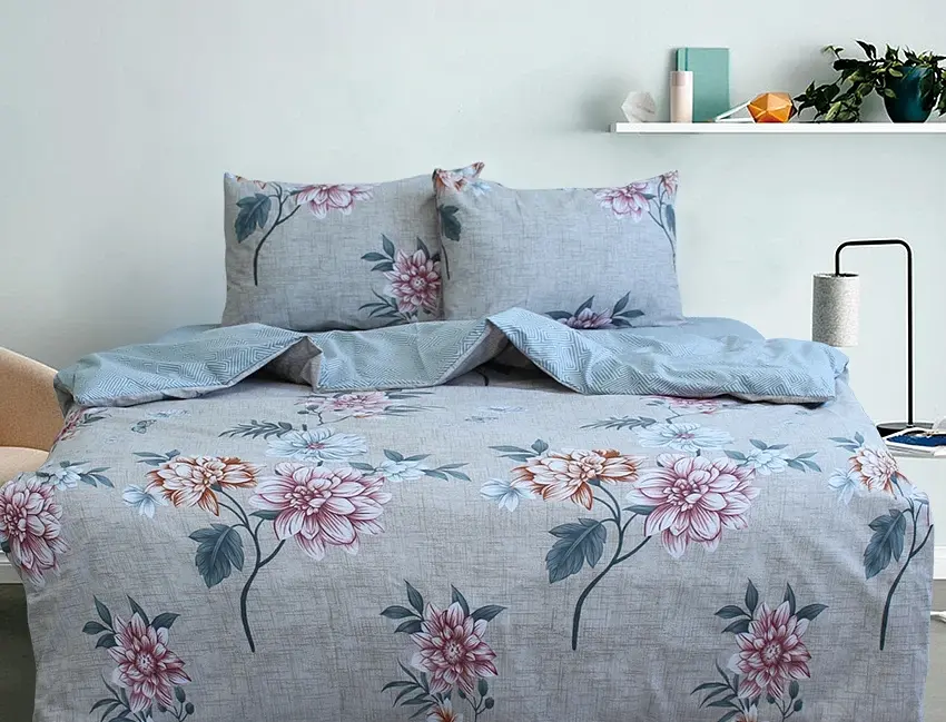 Комплект постільної білизни з компаньйоном TAG Tekstil R4554 Євро - фото 1